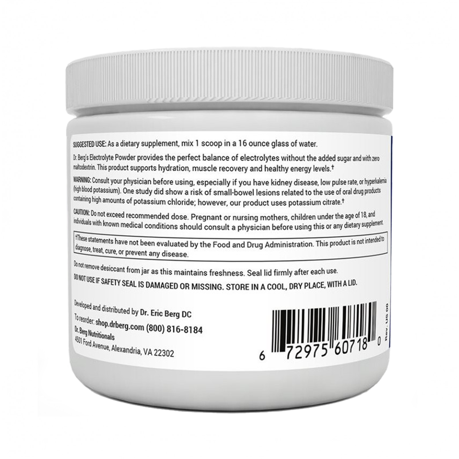 Electrolyte Powder Tangerine 50 servings