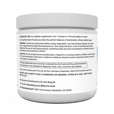 Electrolyte Powder Raspberry Lemon Flavor 50 servings