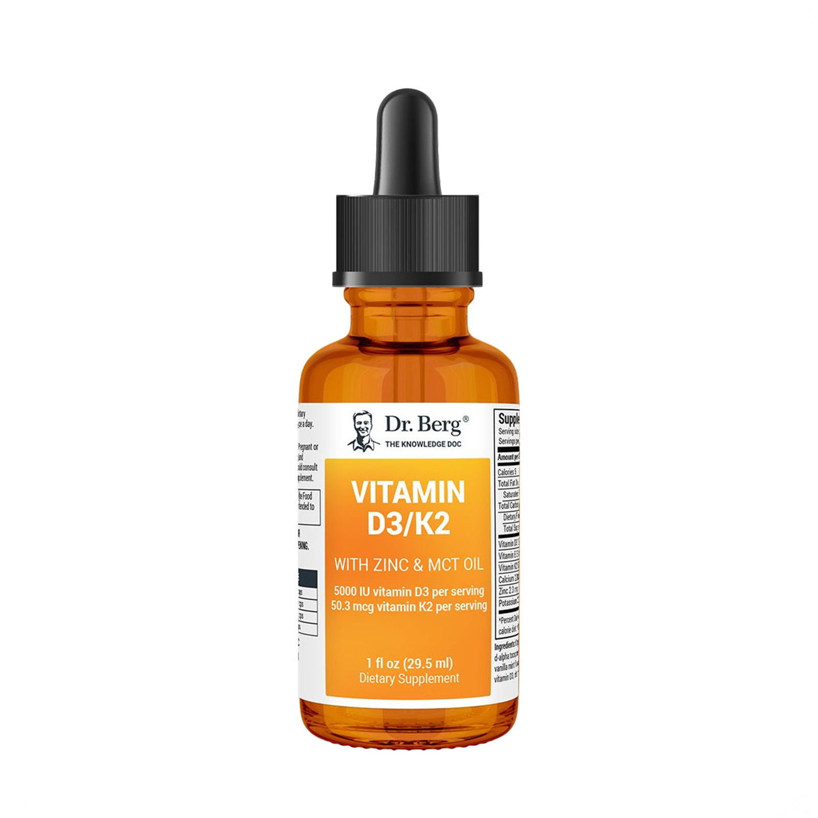 Vitamin D3 & K2 with Zinc & MCT Oil