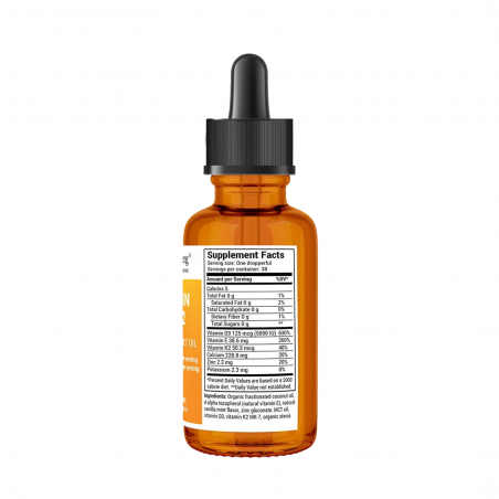 Vitamin D3 & K2 with Zinc & MCT Oil