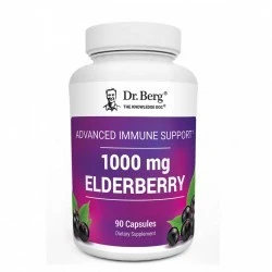 Advanced Immune Support with Elderberry – 1000 mg of Black Elderberry with Vitamin D3 & Zinc