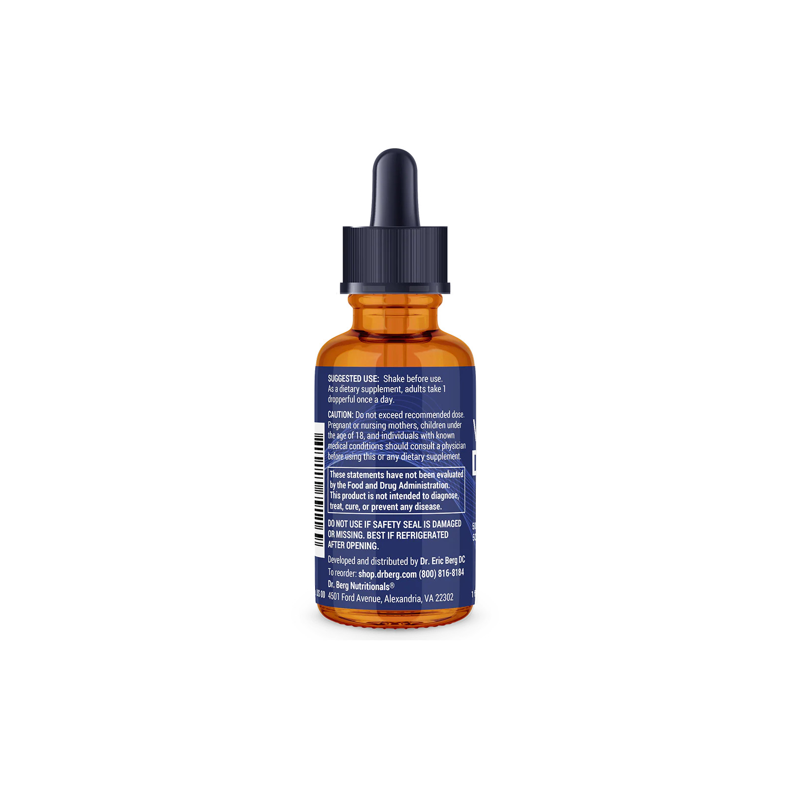 Vitamin D3 and K2 Liquid with MCT Oil - Unflavored - 1 fl oz