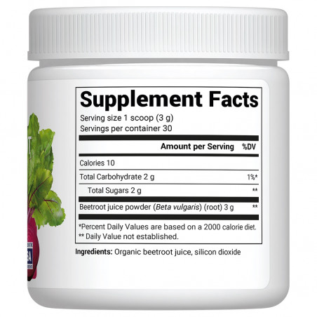 Organic Beetroot Juice Powder – Raw, Fresh, USDA Organic