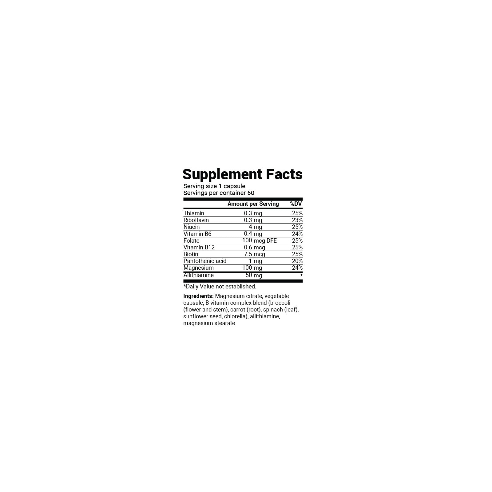 Natural Vitamin B1 Natural Vitamin B1