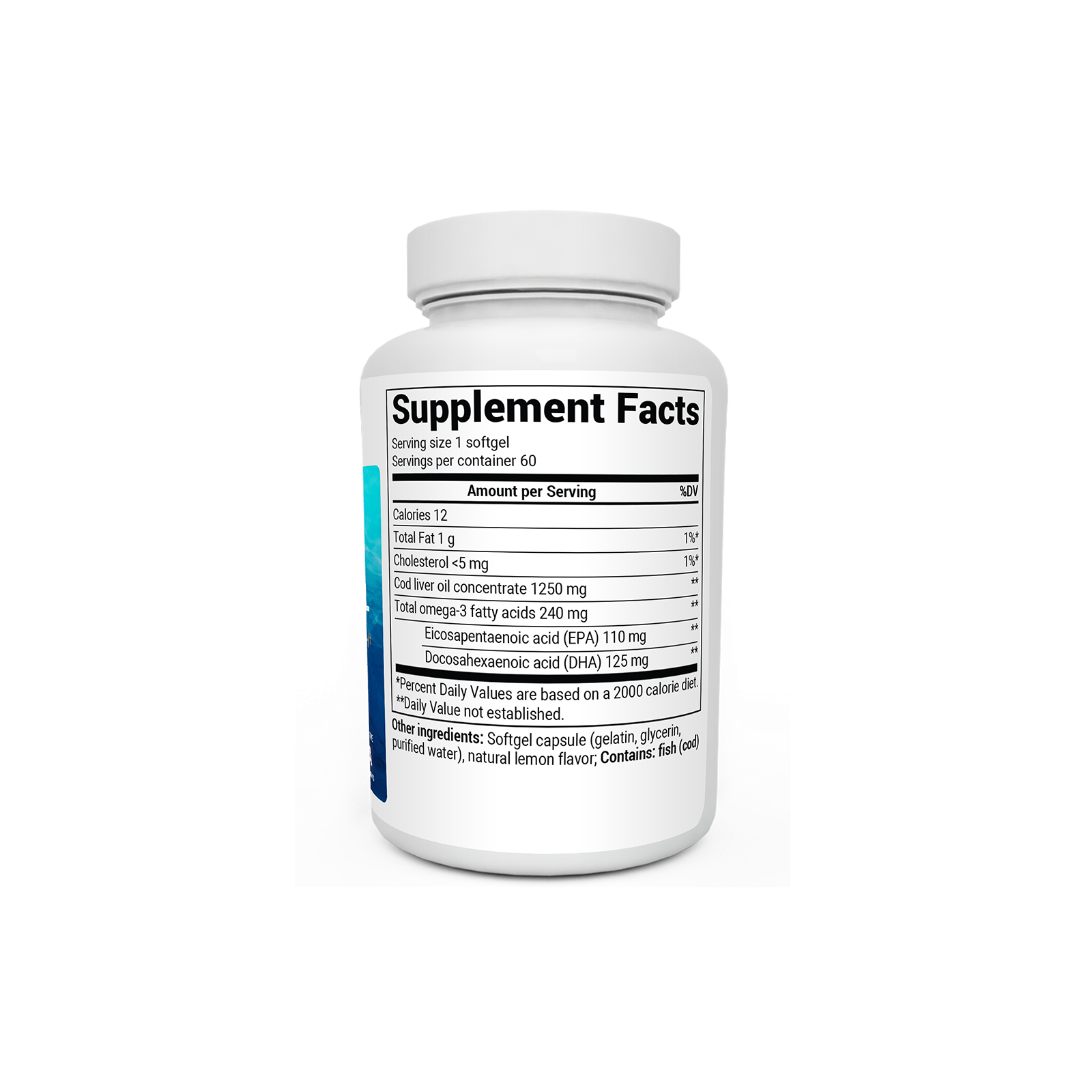 Omega-3 Cod Liver Fish Oil