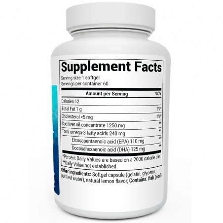 Omega-3 Cod Liver Fish Oil