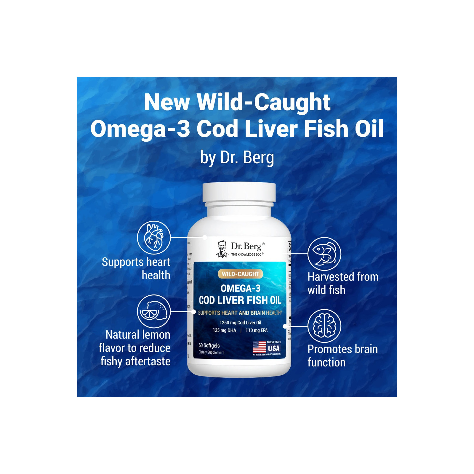 Omega-3 Cod Liver Fish Oil