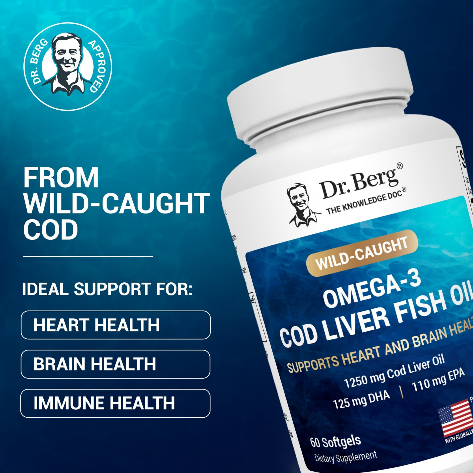 Omega-3 Cod Liver Fish Oil