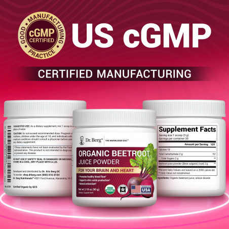 Organic Beetroot Juice Powder – Raw, Fresh, USDA Organic