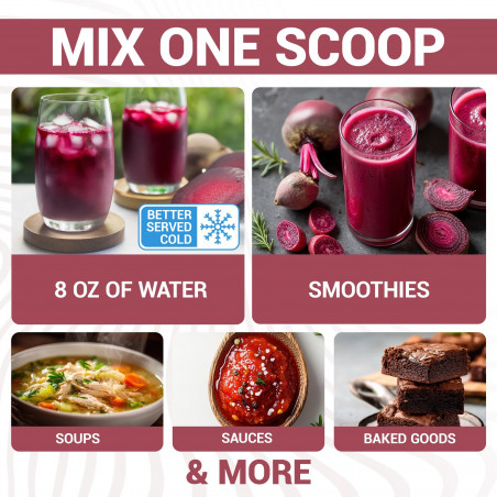 Organic Beetroot Juice Powder – Raw, Fresh, USDA Organic