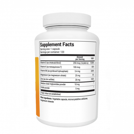 Витамины D3 + K2 (10,000 МЕ) 4 банки