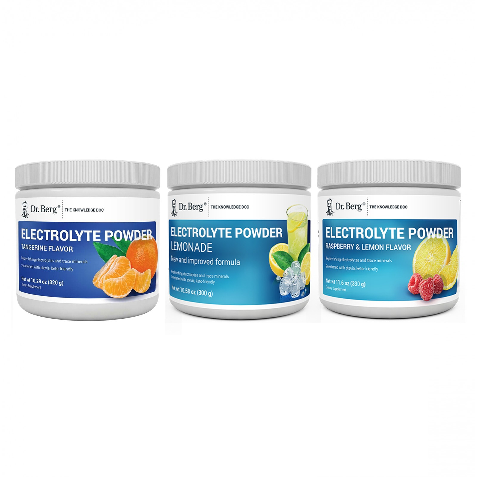 Electrolyte Powder Bundle with Potassium and Magnesium – 150 Servings