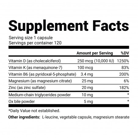 D3 & K2 Vitamin (10,000 IU)