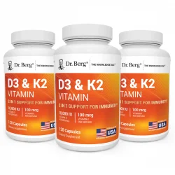 D3 & K2 Vitamin (10,000 IU) bundle 3 in pack