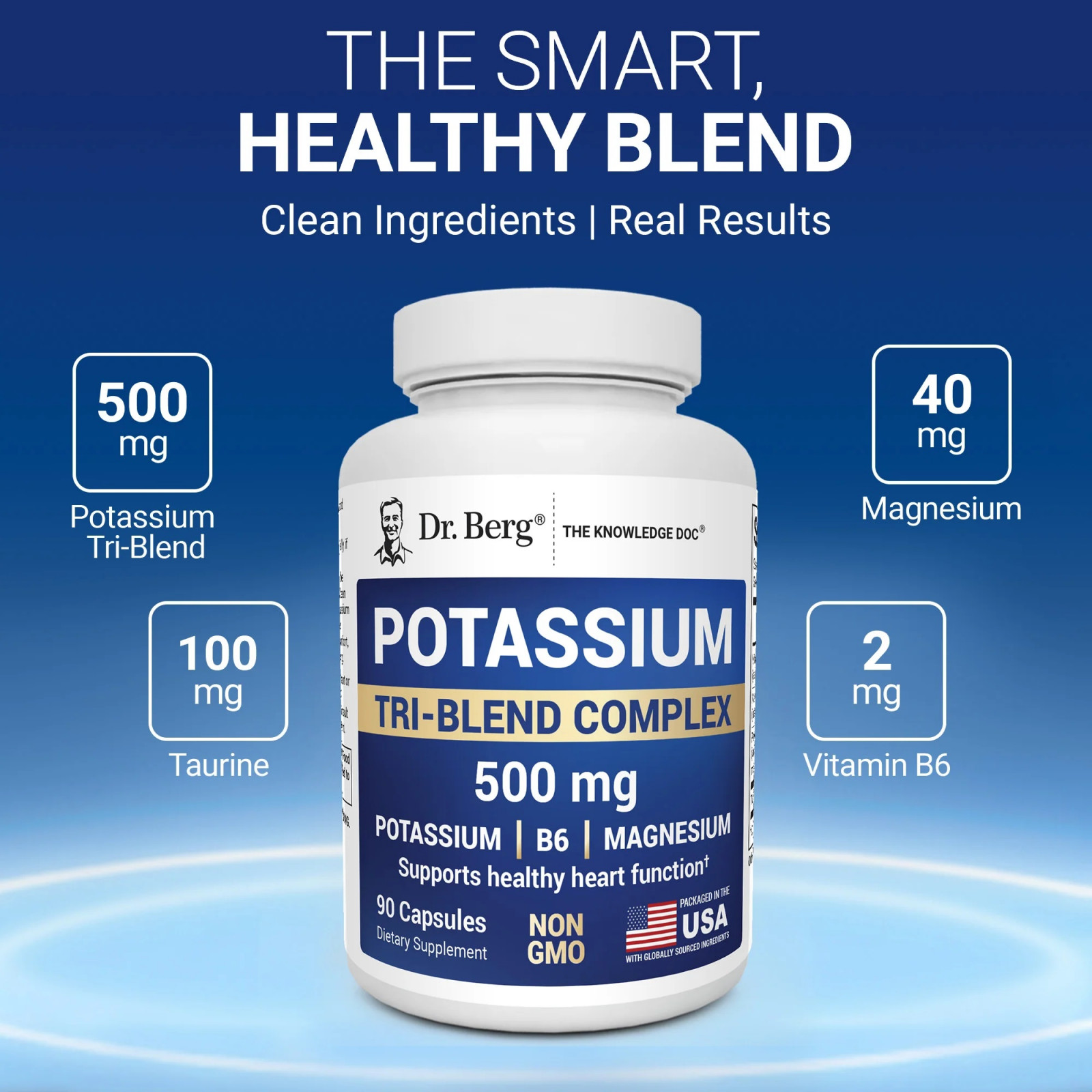 Potassium Tri-blend Complex 500mg