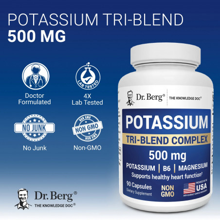 Potassium Tri-blend Complex 500mg